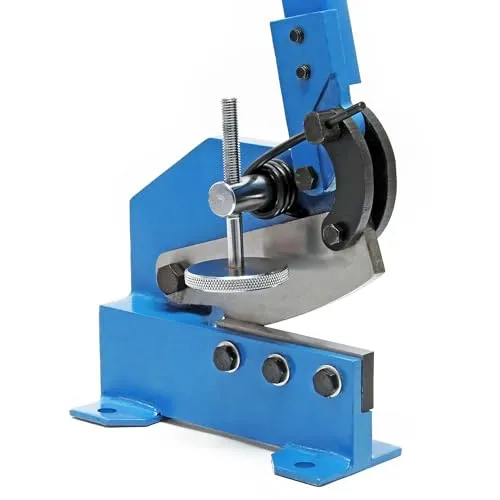 XPOtool Handhebelschere 150 mm – Manuelle Blechschere für 6 mm Stahl - Handwerker-Scheren mit 150 mm Klingenlänge, robust und langlebig, ideal für präzise Schnitte in Flach- und Rundstahl bis 6 mm.