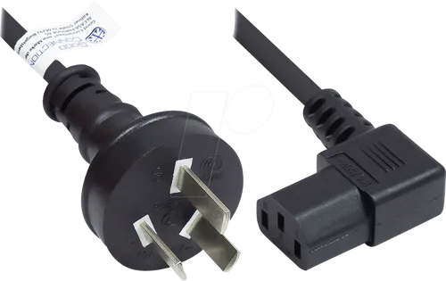 GC P8031-S018 - Netzkabel, CN Stecker, Typ I, 1,8 m, schw, C13 gew, CCC