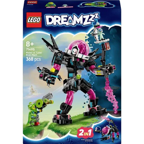Produktbild LEGO DREAMZZZ Mateo vs. Cyberhirn-Mech 71495