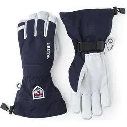 Hestra Army Leather Heli Ski 5 Finger Handschuhe Gr 8 blau von Hestra