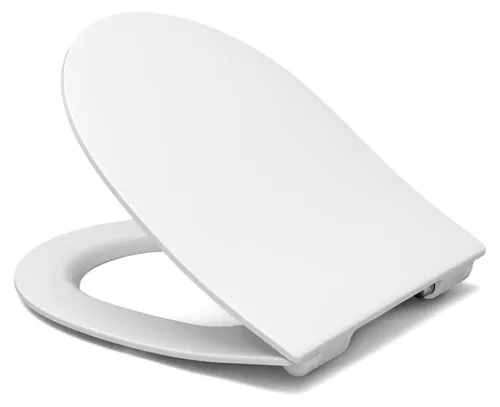 Sturotec 2140 WC-Sitz Slim mit Absenkautomatik, passend für Geberit Renova/Acanto/I-con XS/4U, Duravit Durastyle und Vitra Sento