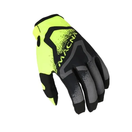 Macna Backyard-1 Motocross Handschuhe, schwarz-gelb, Größe S
