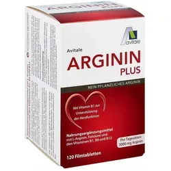 Arginin plus Vitamin B1+B6+B12+Folsäure Filmtabletten
