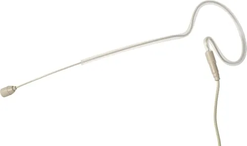 Pronomic HS-11 EA Headset Mikro mit Ohrbügel - Mikrofon mit Back-Elektret Kondensator und Kugelcharakteristik, ideal für klare Sprachübertragung in professionellen Anwendungen. Inklusive Windschutz und Wechseladapter.