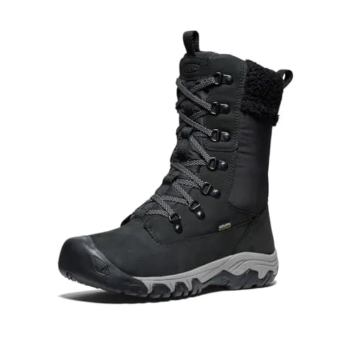 Keen Winterstiefel Greta Tall WP Boot - Wasserdicht und Warm für Damen - Wanderschuhe mit 200 g KEEN.WARM-Isolierung für bis zu -32 °C. Atmungsaktiv und mit hervorragender Bodenhaftung, ideal für kaltes Wetter.