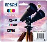 Epson 502 502XL Multipack - 4er-Pack Tintenpatronen, original in Schwarz, Gelb, Cyan, Magenta für brillante Druckergebnisse