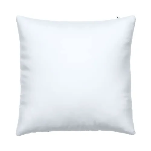 Wolkenfeld Satin Kissenbezug 80x80 Baumwolle - Traumhaft weiche Kissenhülle mit verdecktem Reißverschluss - Weiß