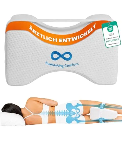 Everlasting Comfort Memory-Foam Kniekissen für Seitenschläfer