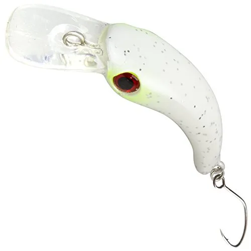 FTM Unisex – Erwachsene 10C8900068C10 Wobbler Masu 1,2g 2,9cm-Forellenwobbler zum Spinnangeln, Miniwobbler zum Forellenangeln, Forellenköder zum Spinnfischen, Farbe:weiß/gelb/Glitzer, Bunt, Normal