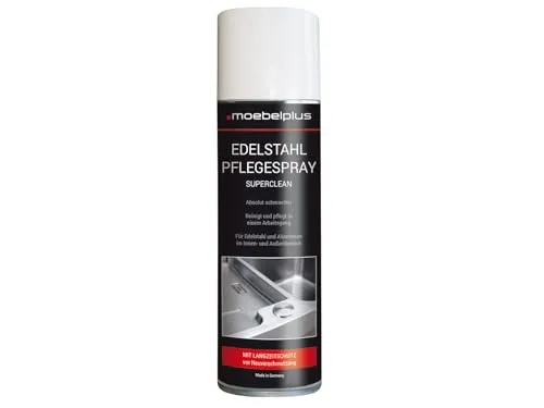 moebelplus Edelstahl-Pflegespray - Superclean