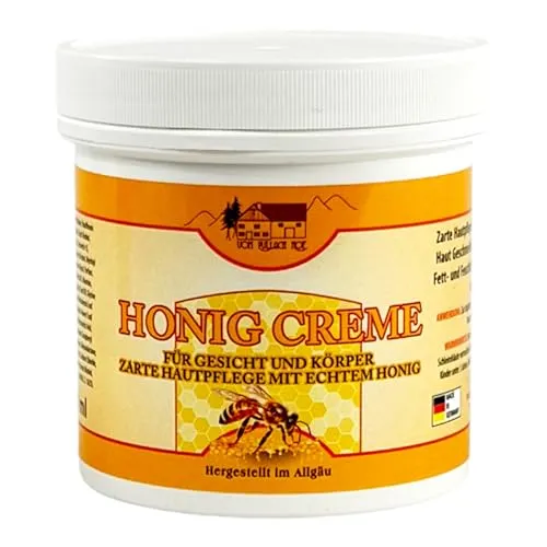 HONIG CREME 250ml Allgäu für Gesicht und Körper Feuchtigkeitscreme zarte Hautpflege Hautcreme Haut Pflege 39