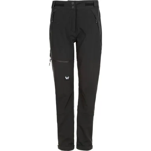 Whistler Jewel W Softshell Pant W-pro 8000 black (1001) 40 - Damen Outdoor- und Wanderhosen, wasser- und winddicht mit Belüftungsreißverschlüssen für optimalen Tragekomfort bei jedem Wetter.