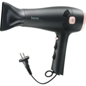 Beurer HC 55 Haartrockner - 2000 Watt, Ionen-Technologie für glänzendes Haar, Kabeleinzug und Volumendiffusor