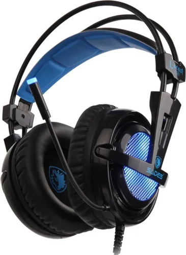 Sades Locust Plus 7.1 Surround Gaming-Kopfhörer - Headset mit 7.1 Surround Sound für ein immersives Spielerlebnis und komfortable Passform für stundenlanges Gaming.
