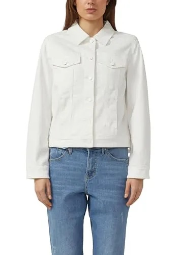 s.Oliver Leichte Denim-Jacke für Herren - Modische Denim-Jacke aus hochwertigem Baumwollmix, ideal für den Alltag. Reguläre Passform mit Umlegekragen und praktischen Brusttasche bietet Komfort und Stil.