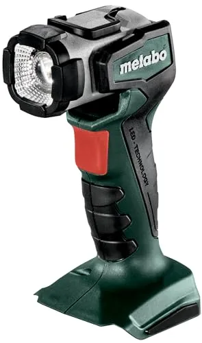 Metabo LED-Akku-Handlampe ULA 14.4-18 - Taschenlampe mit schwenkbarem Kopf und 280 lm Lichtstrom, ideal für flexibles Arbeiten. Kabellos und tragbar, perfekt für den Einsatz in Werkstatt oder unterwegs.