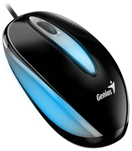 Genius USB-Maus DX-Mini Flashing LED Black