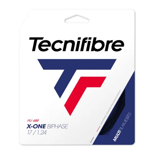 Tecnifibre X-One Biphase Tennissaite schwarz 12m Set