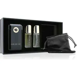 Armaf Duft-Set Club De Nuit Intense Man Travel SET M (Parfum 12ml + Parfum Oil 12ml) - Erleben Sie mit dem Armaf Duft-Set ein intensives Aroma, das Ihre Präsenz unterstreicht. Ideal für unterwegs, bietet es eine harmonische Mischung aus fruchtigen und holzigen Noten für selbstbewusste Männer.