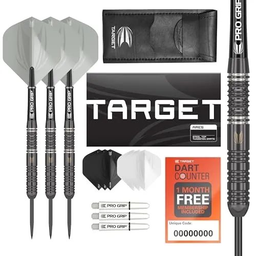 Target Darts Ares 22G Tungsten Steeldart Set