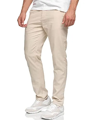 Indicode Leinenhose Herren Haverfield – Elegante Sommerhose mit 4 Taschen - Stylische Leinenhose von INDICODE für Herren, ideal für heiße Sommertage. Bequem und luftig, perfekt kombiniert mit Shirts oder Hemden für jeden Anlass.