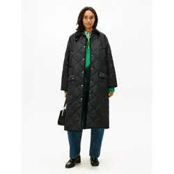 Tommy Hilfiger Damen Padded Flag Quilted Coat Ww0Ww47747 in schwarz von Tommy Hilfiger