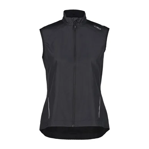 CMP Funktionsweste Damen 3C89576T, Nero - Funktionsweste für Damen, ideal zum Wandern, aus 100% Polyester, pflegeleicht und im Regular Fit für optimalen Komfort.