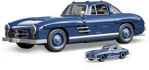 Mattel Brick Shop Hot Wheels Mercedes-Benz 300 SL Building Set