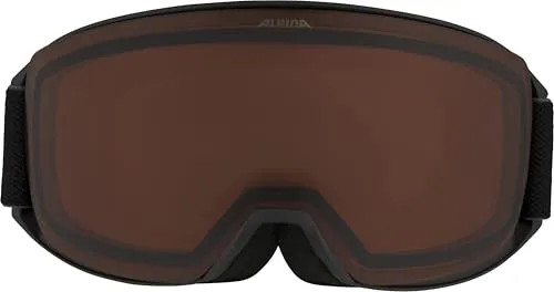 ALPINA NAKISKA - beschlagfreie OTG Skibrille mit 100% UV-Schutz - Skibrille mit ALPINA Q-LITE Technologie für verbesserte Sichtbarkeit im Schnee, ideal für Brillenträger und optimaler Schutz vor UV-Strahlen.