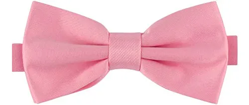 Ladeheid Herren Schmale Fliege M (12cm x 6cm), Rosa, 12cm x 6cm