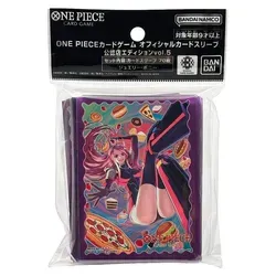 One Piece Card Game - Official Sleeves Bandai TCG+ Stores Edtion Vol. 5 (70 Sleeves) - Jewelry Bonney - Schwarz