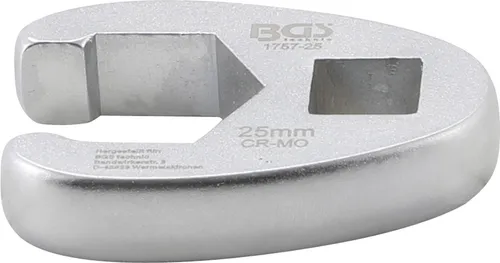 BGS 1757-25 25 mm Hahnenfuss-Schlüssel, 12,5 (1/2)