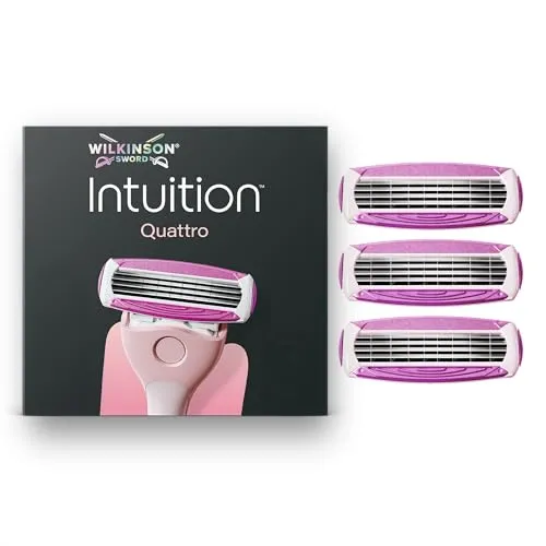 Wilkinson Sword Intuition Quattro, 3 Ersatzklingen