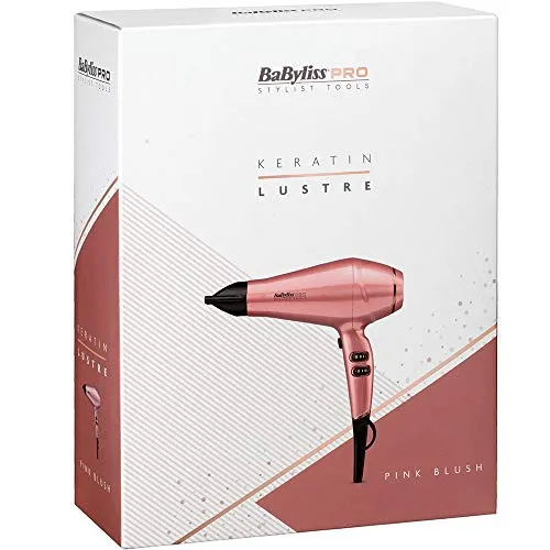 BaByliss PRO Keratin Lustre Trockner, Pink Blush