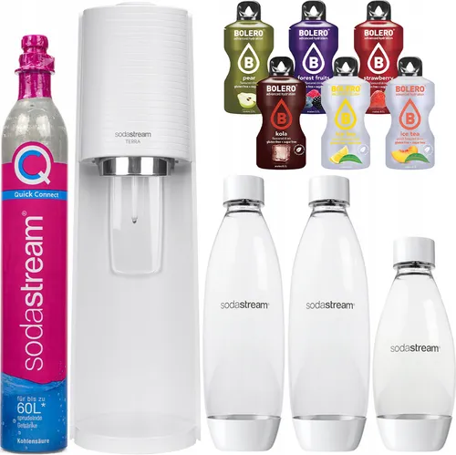 Wassersprudler SodaStream Terra White mit 3 Flaschen in weiß von SodaStream