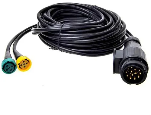ProPlus 13-poliger Kabelsatz für Kfz-Anhänger - Kabel für Anhänger mit 13-poligem Anschluss, erhältlich in 5, 7 oder 9 m. Schnelle Montage und einfache Verbindung von Leuchten für mehr Sicherheit im Straßenverkehr.