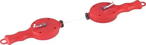 Doppel-Schlagschnurgerät DUO LONGO - Anreiß-Werkzeuge, präzises Arbeiten mit robustem ABS-Material für zuverlässige Schnurführung und exakte Markierungen.