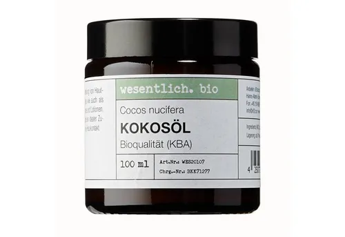 wesentlich. Körperöl Kokosöl BIO kaltgepresst (100ml)