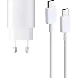 Ladegerät 25W USB C Schnellladegerät Samsung Galaxy S25, S24, S23, S22, S21, S20, S10, S9 Ultra Plus inkl. Ladekabel