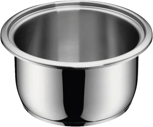 WMF Click&Serve Stielkasserolle 16 cm - Induktion, Cromargan Edelstahl, abnehmbarer Griff - Kategorie: Töpfe - Multifunktionale Stielkasserolle mit abnehmbarem Griff, ideal für kleine Küchen. Hitzebeständig bis 250°C und spülmaschinengeeignet.