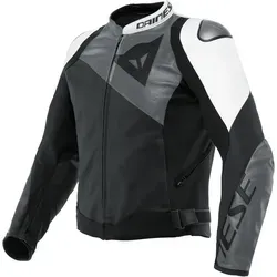 Dainese Sportiva Motorrad Lederjacke 46 - Motorradjacke aus elastischem S1-Gewebe und Tutu-Rindsleder, mit Platz für Rückenprotektor und praktischen Taschen für optimale Sicherheit und Komfort.