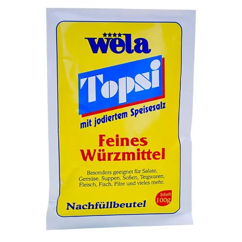 Produktbild WELA Topsi Nachfüllbeutel 100 g mit jodiertem Speisesalz