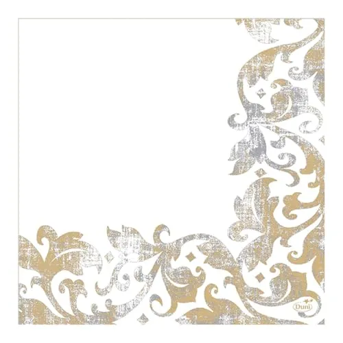 Duni Dunisoft Servietten Festiva white 40x40cm von Duni