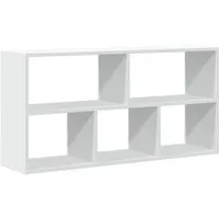 vidaXL Wandregal Weiß 100x25x50 cm - Stylisches Wandregal aus langlebigem Holzwerkstoff, platzsparend und ideal zur Organisation deiner Dinge, perfekt für jedes Zuhause.