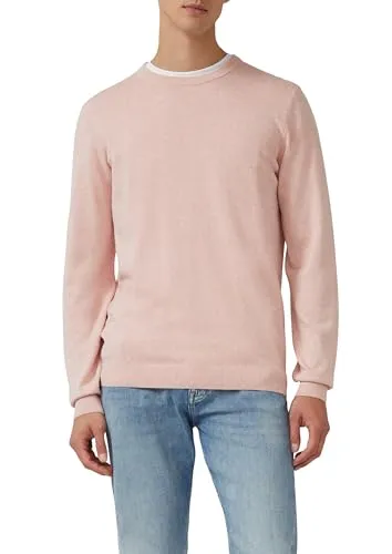 s.Oliver Pullover Crew Neck - Regular Fit - Bequemer Pullover aus Baumwolle mit Rundhalsausschnitt und Rippbündchen. Ideal für lässige Outfits und den täglichen Gebrauch.