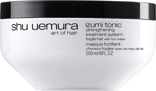 Shu Uemura Izumi Tonic Treatment 200ml - Haarpflege mit Reiswasser - Haarkur für brüchiges Haar, angereichert mit stärkendem Reiswasser für mehr Kraft und Glanz. Optimal gegen Haarbruch und Spliss, für geschmeidiges, vitales Haar.