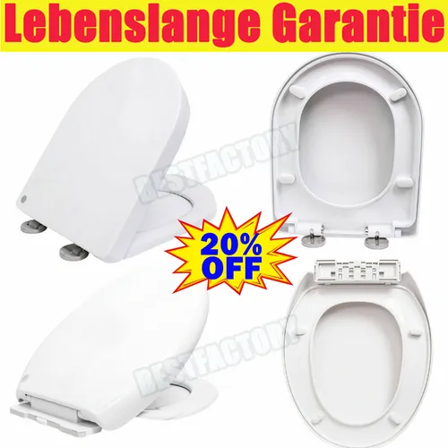 Duroplast WC-Sitz mit Schnellverschluss & Soft Close