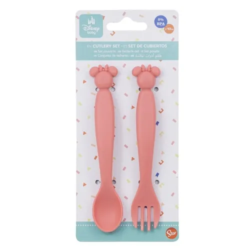 Produktbild Löffel und Gabel Set für Kinder – farbenfrohes Besteck mit kindgerechtem Griff