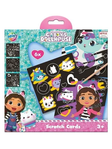 Hobby Mate GABBY'S DOLLHOUSE 6 Scratch card 19*19cm