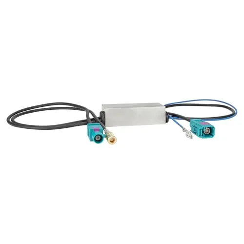 tomzz Audio 1500-044 Auto Radio DAB+ UKW FM AM Antenne Splitter Adapter SMB (F) Buchse Kupplung und Fakra (M) Stecker auf Fakra (F) Kupplung kompatibel mit China Android Radios Fakra Antenne